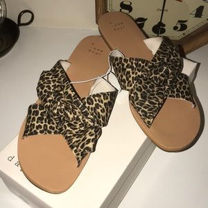 BNWT A NEW DAY target leopard sandals